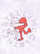 T-shirt per bambina Stella McCartney Kids viola con motivo tie - dye - Rubino Kids