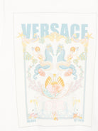 T-shirt per bambina Versace Kids bianco con stampa grafica - Rubino Kids