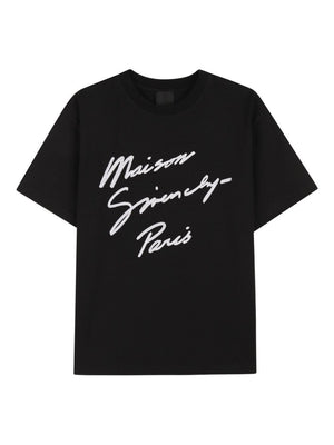 T-shirt per bambini Givenchy Kids nera con logo