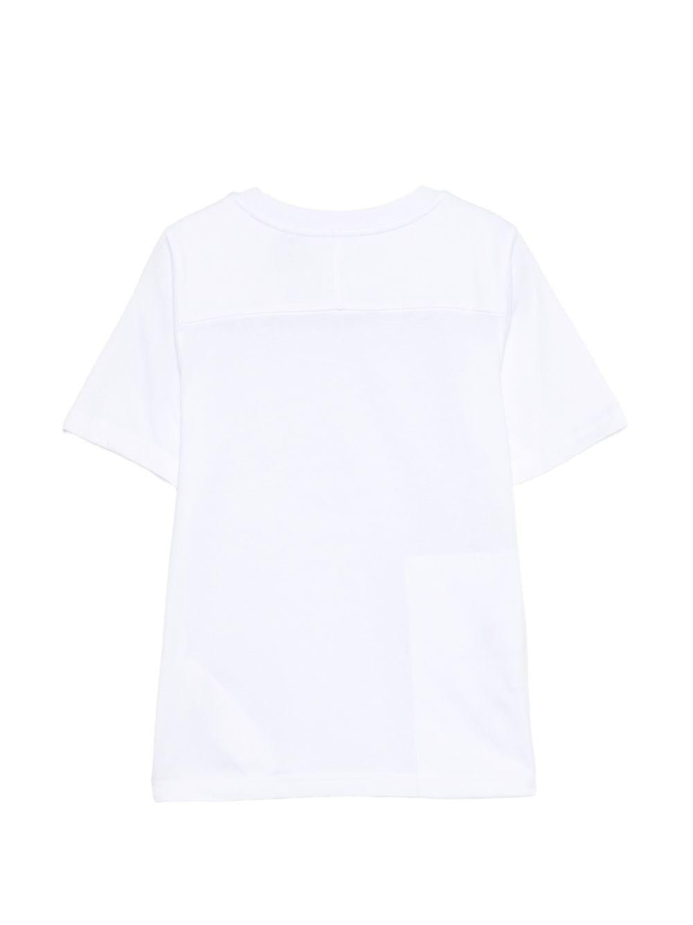 T-shirt per bambini K Way Kids bianca con dettaglio logo - Rubino Kids