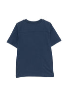 T-shirt per bambini K Way Kids blu con dettaglio logo - Rubino Kids