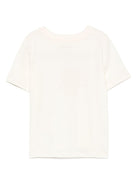 T-shirt per bambini Mini Rodini beige con stampa sole - Rubino Kids