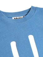 T-shirt per bambini Molo azzurra con stampa smile - Rubino Kids