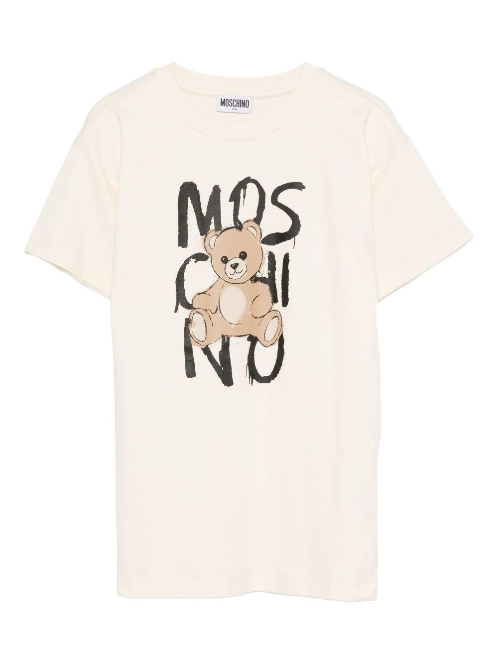 T-Shirt Con Orso Budino Maculato - Per Bambini, Uomo E Donna Cotone - Foto 12