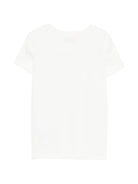 T-shirt per bambini Moschino Kids bianca con stampa Teddy Bear sul davanti - Rubino Kids