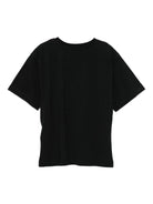 T-shirt per bambini Moschino Kids nero con motivo Teddy Bear - Rubino Kids