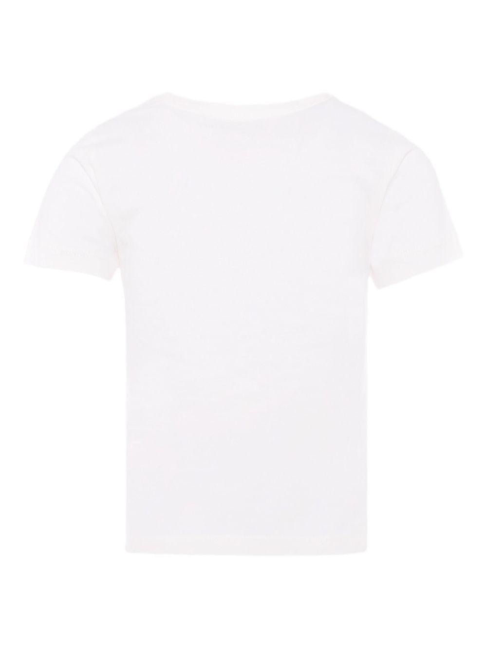 T-shirt per bambini Stella McCartney Kids bianco a maniche corte - Rubino Kids
