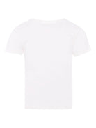 T-shirt per bambini Stella McCartney Kids bianco a maniche corte - Rubino Kids