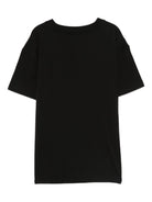 T-shirt per bambini Stella McCartney Kids nera con logo sul davanti - Rubino Kids