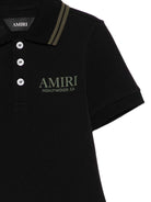 T-shirt per bambino Amiri Kids nera con stampa grafica sul retro - Rubino Kids