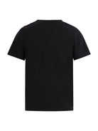 T-shirt per bambino Balmain Kids nera con logo sul davanti - Rubino Kids