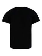 T-shirt per bambino Balmain Kids nera con stampa del logo - Rubino Kids