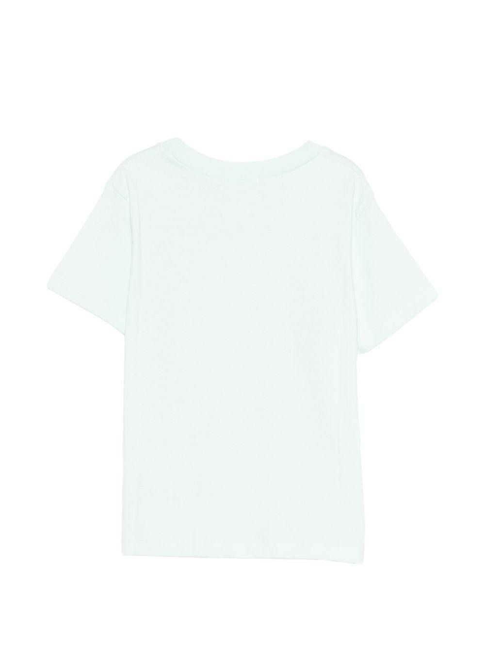 T-shirt per bambino Billieblush azzurro con dettaglio grafico sul petto - Rubino Kids