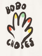 T-shirt per bambino Bobo Choses bianca con stampa - Rubino Kids