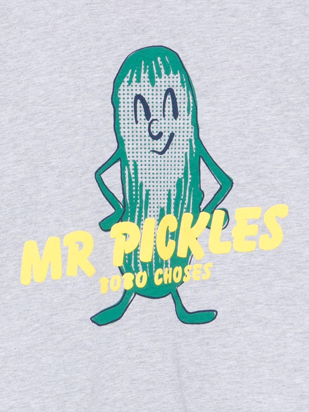 T-shirt per bambino Bobo Choses grigia con stampa grafica Mr. Pickles - Rubino Kids
