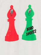 T-shirt per bambino Bobo Choses grigia con stampa scacchi - Rubino Kids