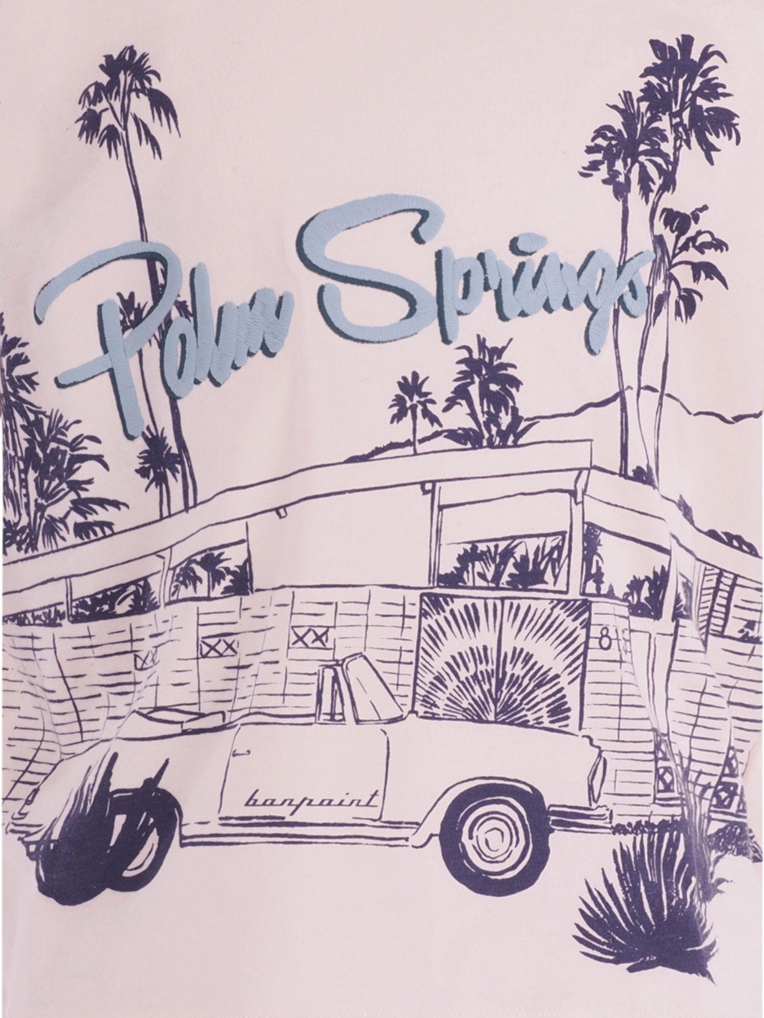 T-shirt per bambino Bonpoint beige con stampa grafica sul davanti - Rubino Kids