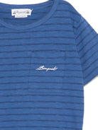 T-shirt per bambino Bonpoint blu con design a righe - Rubino Kids