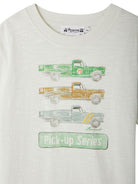 T-shirt per bambino Bonpoint Thibald bianco con stampa sul davanti - Rubino Kids