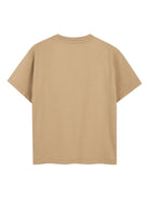 T-shirt per bambino Boss Kids beige con dettaglio logo - Rubino Kids