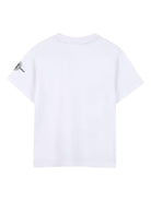 T-shirt per bambino Boss Kids bianca con stampa grafica - Rubino Kids