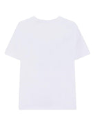 T-shirt per bambino Boss Kids bianco con stampa grafica - Rubino Kids