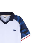 T-shirt per bambino Boss Kids multicolore con design color - block - Rubino Kids