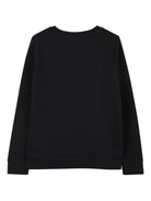 T-shirt per bambino BOSS Kids nera con stampa con logo - Rubino Kids