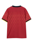 T-shirt per bambino Boss Kids rossa con motivo a rombi - Rubino Kids