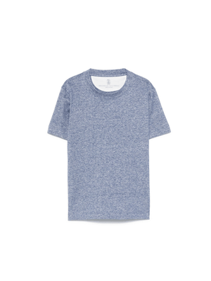 Brunello Cucinelli Kids blue mélange children's t-shirt