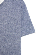 T-shirt per bambino Brunello Cucinelli Kids blu mélange - Rubino Kids