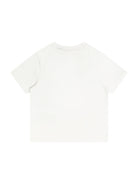 T-shirt per bambino Burberry Kids bianca con stampa grafica orsacchiotto - Rubino Kids