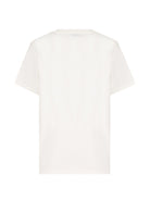 T-shirt per bambino Burberry Kids bianco con stampa orsetto - Rubino Kids
