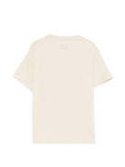 T-shirt per bambino C.P. Company Kids beige con stampa grafica sul davanti - Rubino Kids