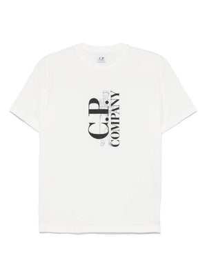 T-shirt per bambino C.P. Company Kids bianco con logo