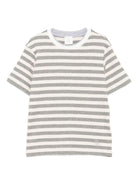 T-shirt per bambino Eleventy Kids grigia con strisce orizzontali - Rubino Kids