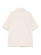 T-shirt per bambino Emporio Armani Kids beige con logo - Rubino Kids
