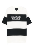 T-shirt per bambino Emporio Armani Kids multicolore con logo sul davanti - Rubino Kids