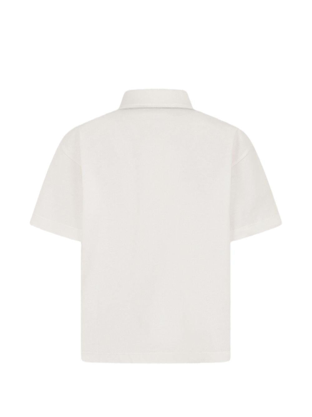 T-shirt per bambino Etro Kids bianca con ricamo Pegaso sul davanti - Rubino Kids