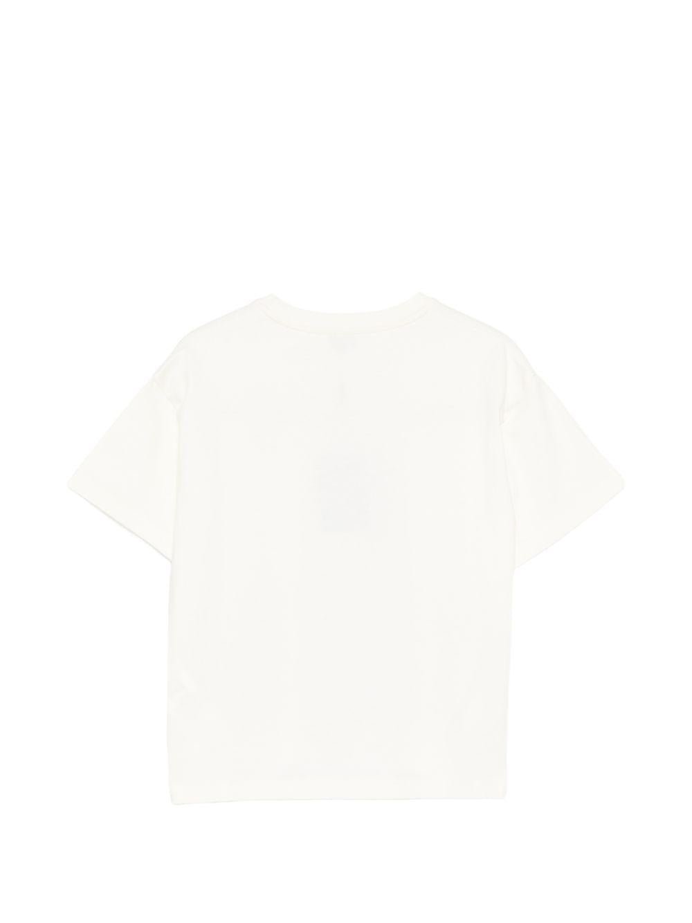 T-shirt per bambino Etro Kids bianca con stampa floreale sul davanti - Rubino Kids