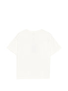 T-shirt per bambino Etro Kids bianca con stampa floreale sul davanti - Rubino Kids