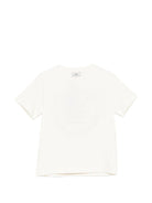 T-shirt per bambino Etro Kids bianco con dettaglio sul davanti - Rubino Kids