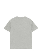T-shirt per bambino Etro Kids grigia con logo applicato - Rubino Kids