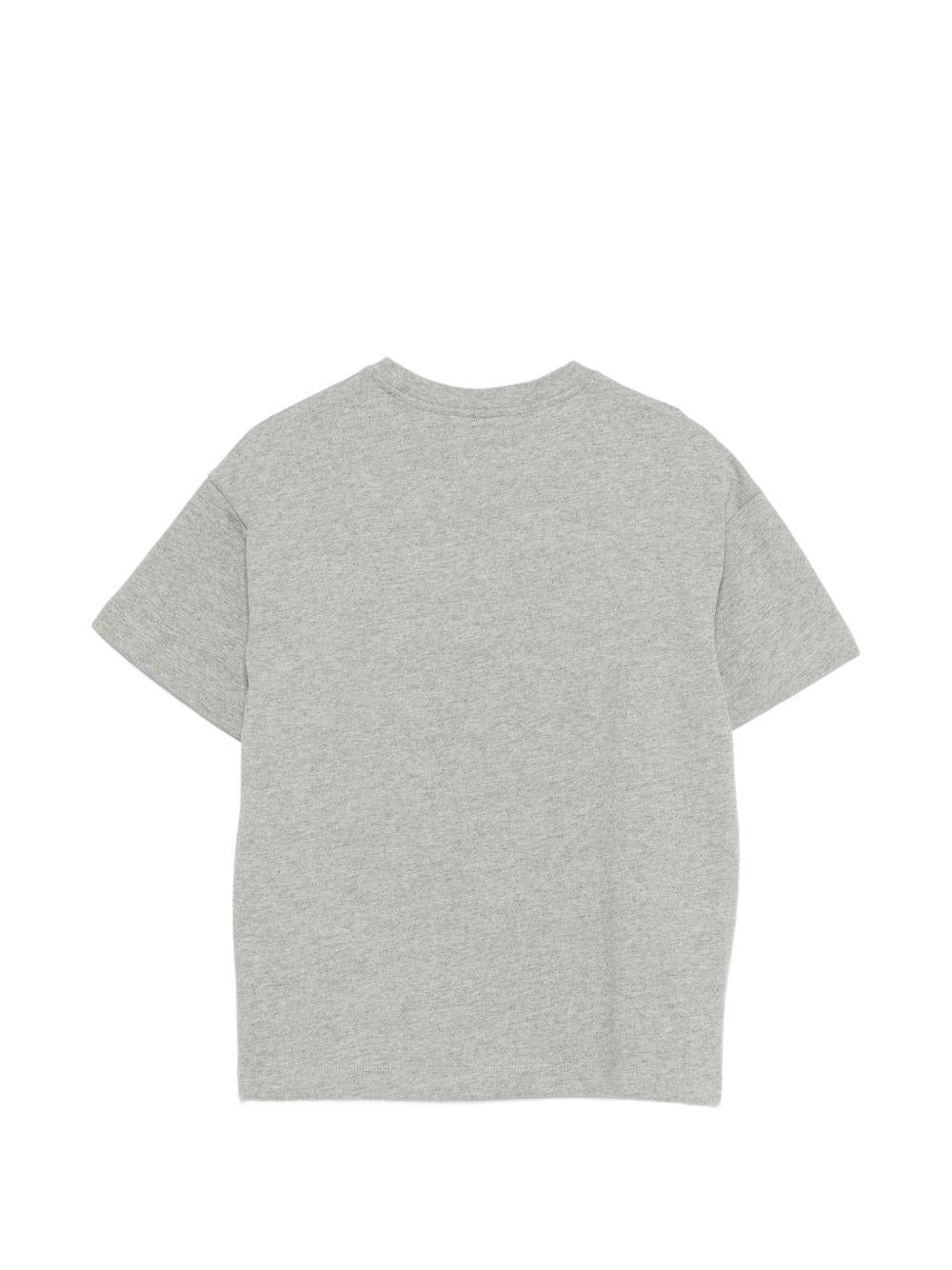T-shirt per bambino Etro Kids grigio con dettaglio logo sul davanti - Rubino Kids