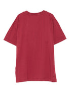 T-shirt per bambino ETRO KIDS rossa con motivo Pegaso sul davanti - Rubino Kids