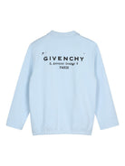 T-shirt per bambino Givenchy Kids azzurra con colletto polo - Rubino Kids