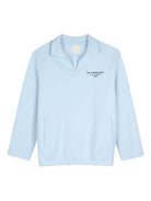 T-shirt per bambino Givenchy Kids azzurra con colletto polo - Rubino Kids