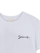 T-shirt per bambino Givenchy Kids bianco con stampa drago - Rubino Kids