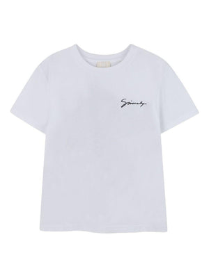T-shirt per bambino Givenchy Kids bianco con stampa drago