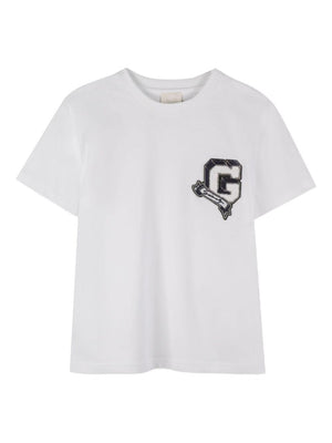Givenchy Kids white cotton T-shirt with GIVENCHY KIDS logo Offer